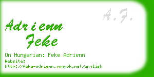 adrienn feke business card